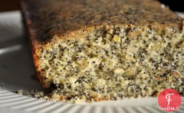 Gâteau au Café aux Graines de Pavot Glacé Au Citron