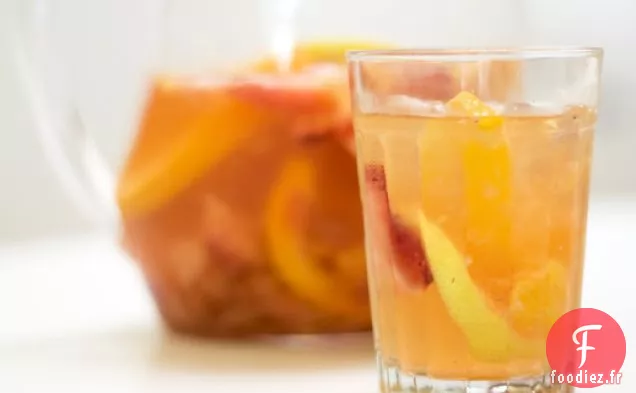 Sangria Pétillante aux Fraises