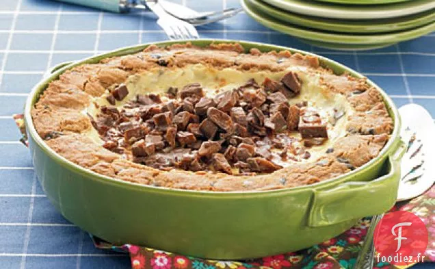 Tarte à la Pâte à Biscuits aux Pépites de Chocolat