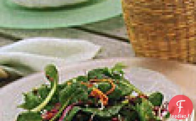 Salade Verte du Marché Fermier aux Échalotes Frites