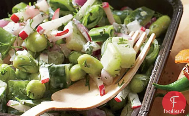 Salade au Concombre et au Sucre
