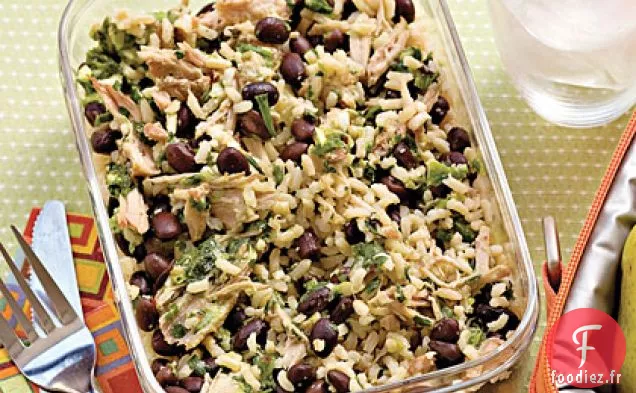 Déjeuner Puissant au Porc et aux Haricots Noirs