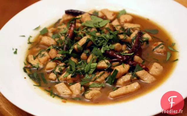 Porc Sauté à la Ciboulette et aux Piments