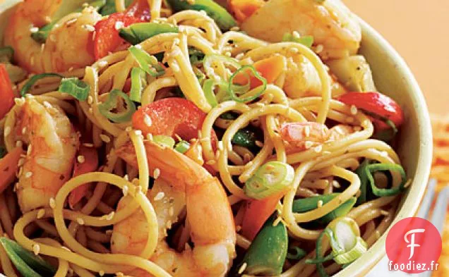 Ramen aux Crevettes au Sésame