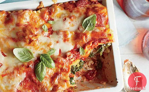 Lasagne aux Tomates Raisins et Rabe au Brocoli