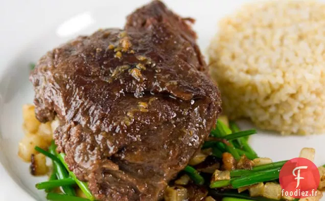 Joue De Bœuf Confite Aux Navets Caramélisés