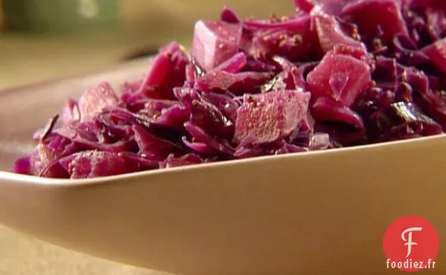 Chou Rouge Braisé et Navets