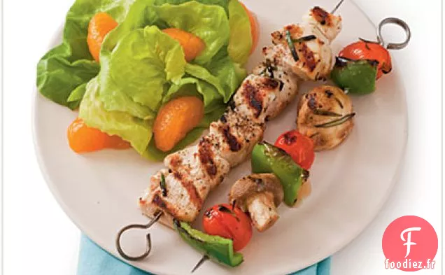 Brochettes de Poulet au Romarin