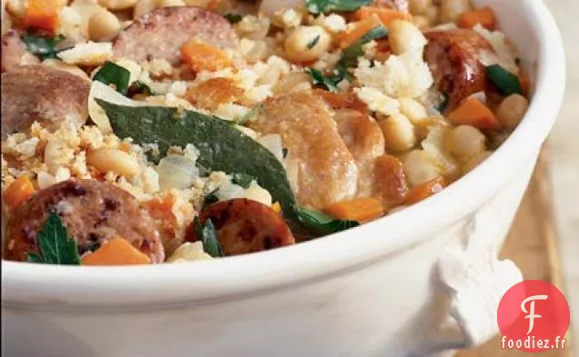 Cassoulet de Poulet Raccourci