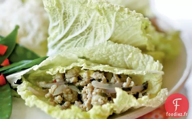 Poulet Thaï dans des Feuilles de Chou