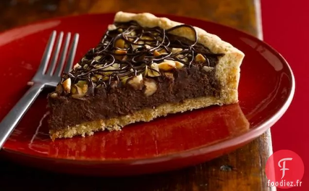 Tarte Chocolat Noisette Parfumée à l'Orange