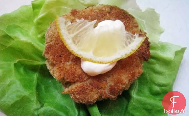 Brunch du dimanche: Gâteaux de Crabe à la Mayonniase au Citron