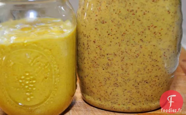 Crème Glacée à la Moutarde Au Miel
