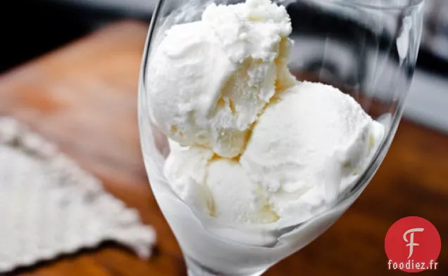 Yogourt Glacé Au Vin Blanc