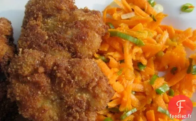 Souper du dimanche: Ris de Veau frits avec Salade de Carottes