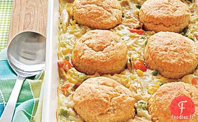 Pot de Poulet Garni de Biscuits