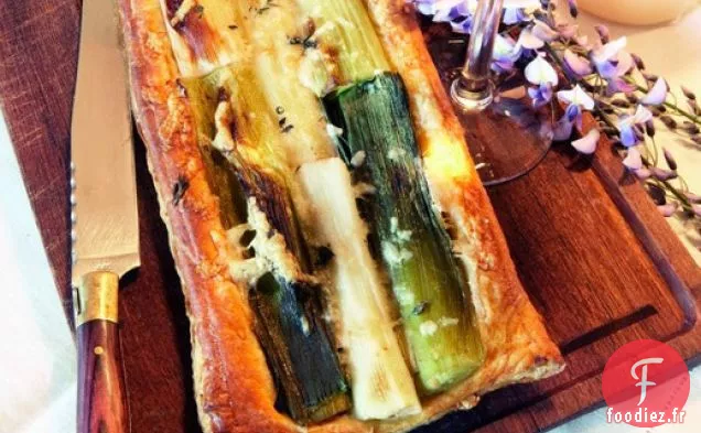 Cuisiner le Livre: Tarte aux Poireaux Longs