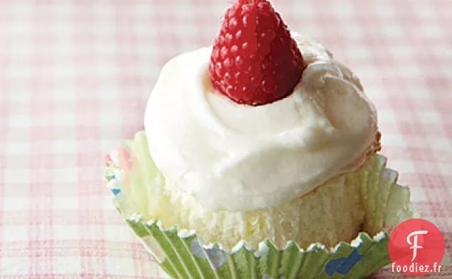 Cupcakes de Nourriture d'Ange de Citron