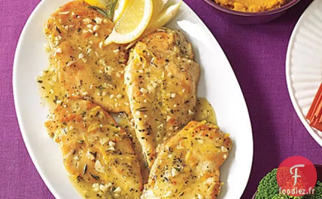 Poulet à l'ail au romarin