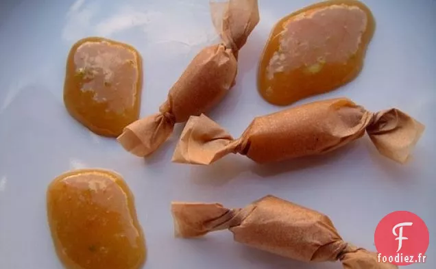 Bonbons au Lait Chinois au Gingembre et au Citron Vert