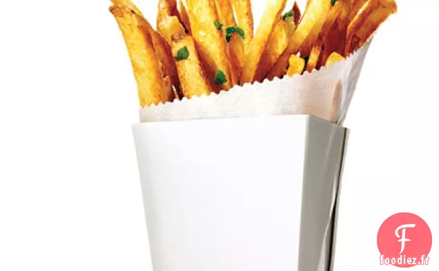 Frites au Four à l'Ail et aux Herbes