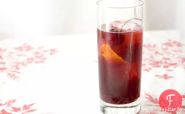 A boire en Saison : Cocktail Lillet Rouge et Cerise