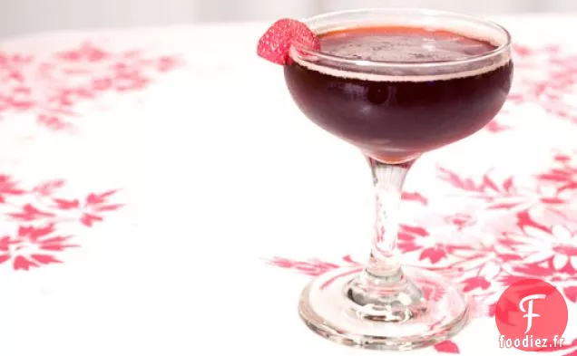Boire en Saison: Smash aux Fraises Balsamiques