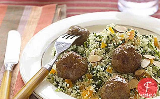 Boulettes d'Agneau sur Couscous