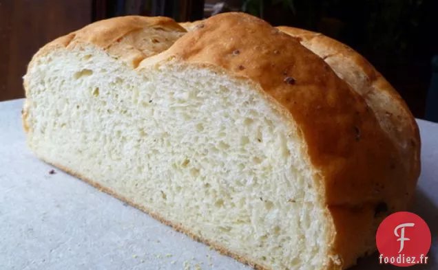 Cuisson du pain: Pain à la Feta et aux Herbes