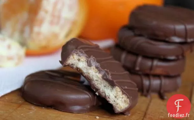 Mardi Sans Gluten: Biscuits au Chocolat et à l'Orange sans Cuisson