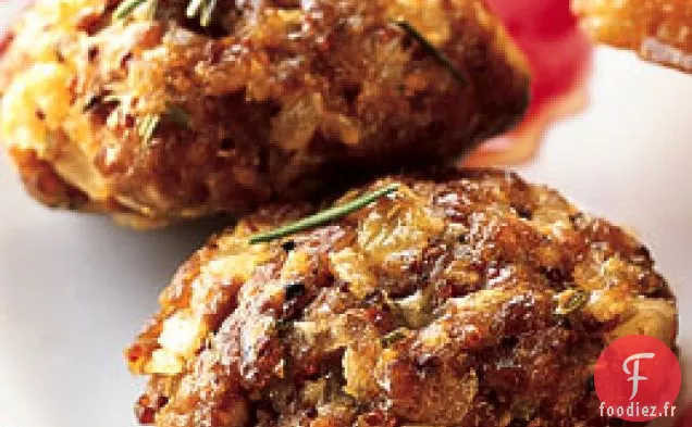 Saucisses de Petit déjeuner au Romarin et à la Moutarde