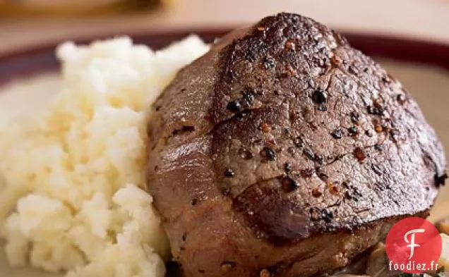 Filet de Boeuf avec Sauce aux Champignons
