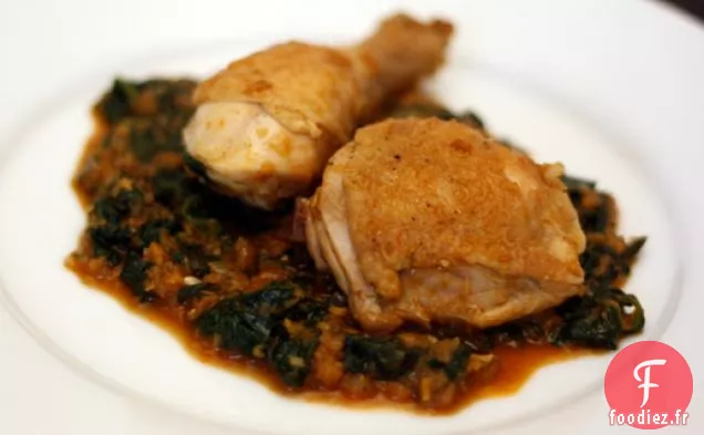 Dîner ce soir: Poulet aux Épinards