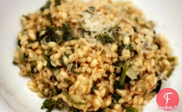 Dîner ce soir: Risotto Farro au Rapini