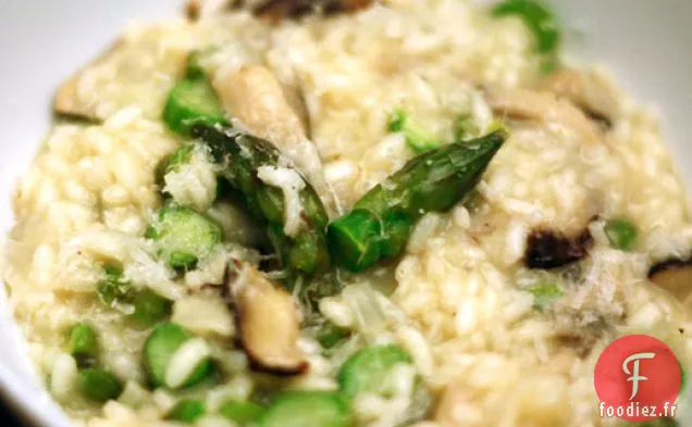 Dîner ce soir : Risotto aux Asperges et au Shiitake
