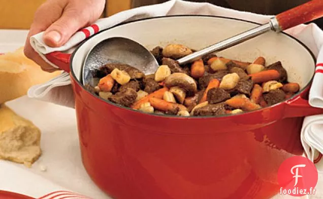 Ragoût de Boeuf Au Vin Rouge
