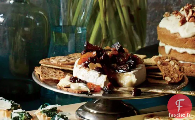 Brie à la Compote de Fruits Bijoutés