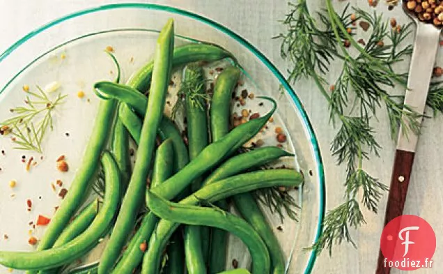 Haricots Verts Dilly Marinés Rapidement