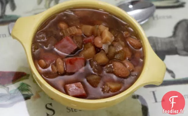 Soupe au Jambon et aux Haricots Verts