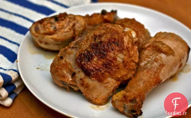 Poulet Rôti au Yogourt Épicé