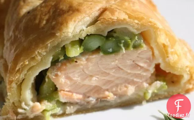 Français en un éclair : Saumon en Croûte au Romarin et Asperges