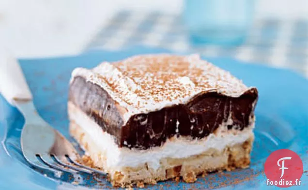 Dessert Au Chocolat Frais Et Crémeux