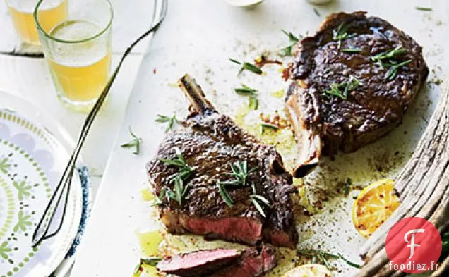 Steaks d'Entrecôte à la sauce Barbecue Pete's