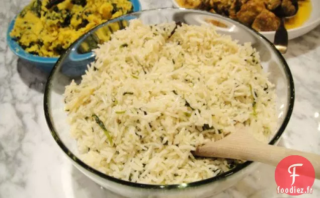 Cook the Book: Riz Sri-Lankais à la Coriandre et à la citronnelle
