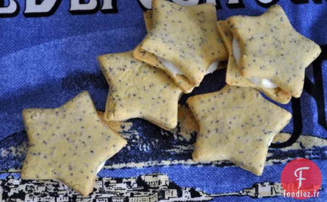 Biscuits Sandwich au Citron et au Pavot