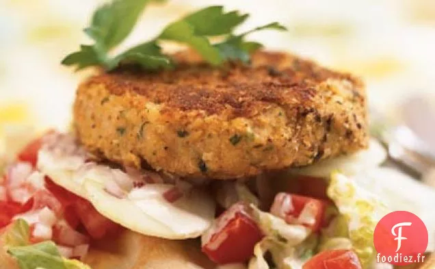 Burgers de Falafels à Face Ouverte