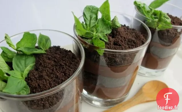 Pots de Pouding au Chocolat