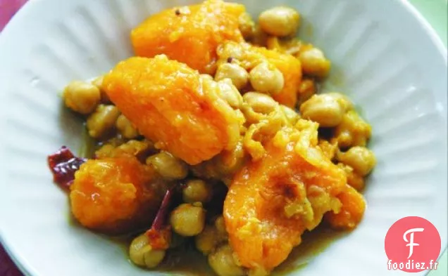 Cook the Book: Courge Bengalie aux pois chiches