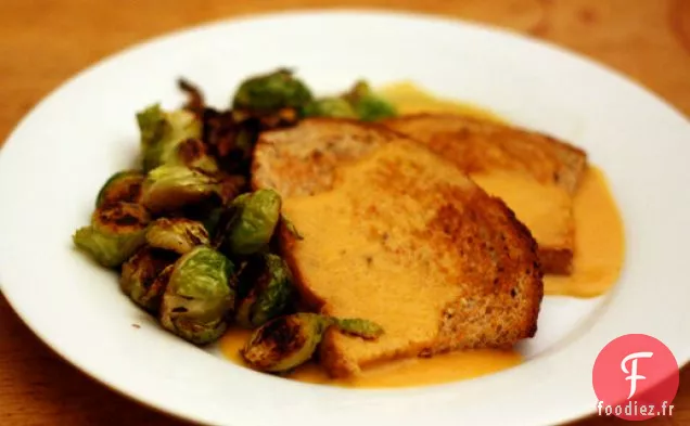 Dîner ce soir: Rarebit Gallois aux Choux de Bruxelles