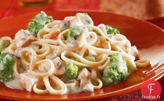 Poulet et Brocoli Alfredo